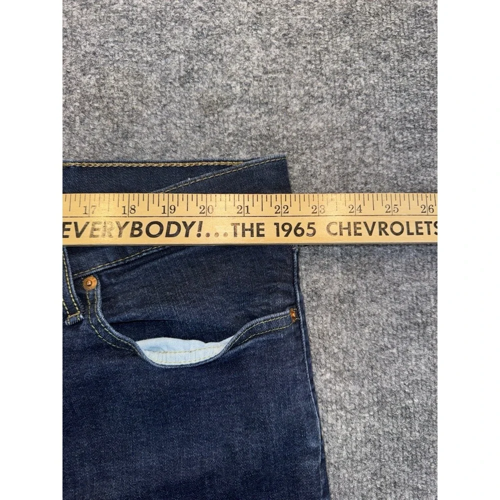 Levi's 541 Athletic Fit Jeans Men's Size 46x29 Dark Wash Stretch Denim